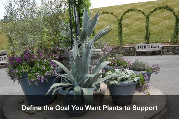 Define the Goal You Want Plants to Support